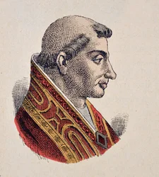 Portrett av pave Gelasius II (Gelasius I eller Gelasio) (1118-1119)