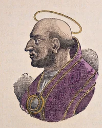 Portrett av paven Martin Ier (Martinus I eller Martino) (649-655)