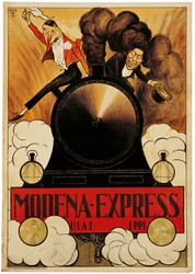 Plakat som reklamerer for Modena Express