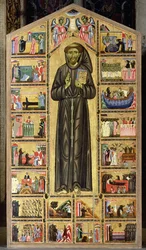 St. Frans og scener fra hans liv, Bardi Chapel (tempera på panel)