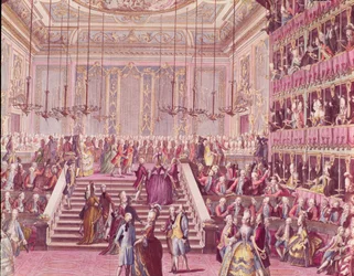 Ballen på Teatro San Benoit i Venezia den 22. januar 1782, sent på 1700-tallet
