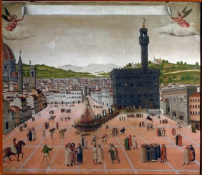 Bålet til Girolamo Savonarola på Piazza della Signoria, Firenze i 1498 (maleri)