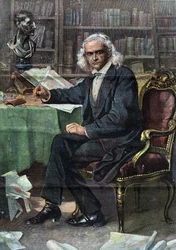 Theodor Mommsen (1817–1903), tysk historiker og politiker (Nobelprisen i litteratur 1902) – i «The Illustrated Tribune»
