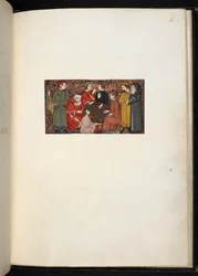 Avhandling om laster og dyder Add MS 27695 f.12r, ca. 1330–40 (pergament)