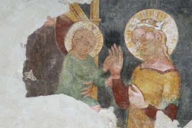 Jomfru Maria og barn (fresco)
