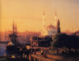 Panorama av Konstantinopel (detalj)