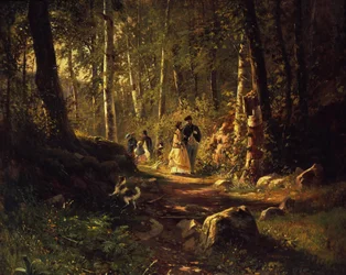 En spasertur i en skog, 1869