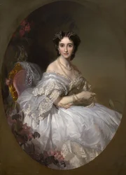 Portrett av Anastasia Usjakova, født Koni 1824-1902