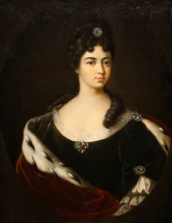 Portrett av grevinne Smaragda Maria Cantemir, slutten av 1710-tallet-begynnelsen av 1720-tallet.