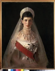 Portrett av keiserinne Maria Feodorovna, prinsesse Dagmar av Danmark