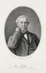Portrett av Nikolay Alexeyevich Milyutin 1818-1872, 1883