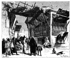 En skole i Fez, Marokko, 1895.