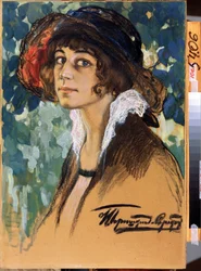 quot;Portrett av komiker Antonina Sobolshchikova-Samarina (1896-1971)quot;