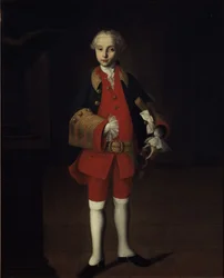 Portrett av grev Wilhelm Georg von Fermor 1749-1828, ca. 1750