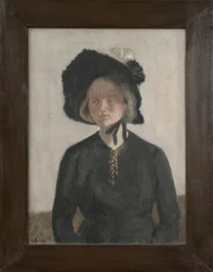 Eva, kunstnerens kone