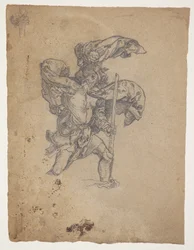 Studie etter Dürer: Saint Christopher I