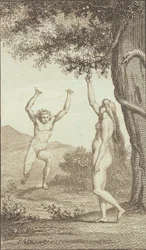 Illustrasjon til Ewalds "Adam og Eva". III