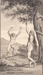 Illustrasjon til Ewalds "Adam og Eva". III