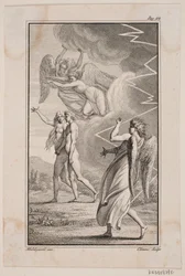 Illustrasjon for Johannes Ewalds "Adam og Eva" V