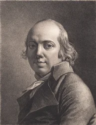 Jens Juels tegnet et selvportrett