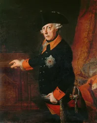 Portrett av kong Friedrich II av Preussen