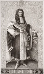 Charles II (1630-85) fra 