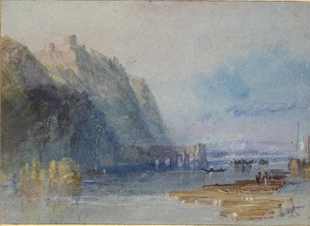 Chateau Hamelin, mellom Oudon og Ancenis, c1830