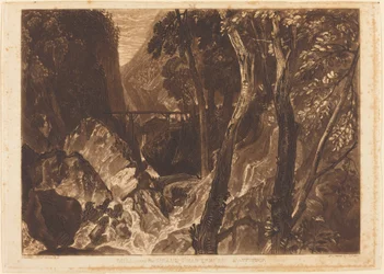 Mill nær Grand Chartreuse, utgitt 1816.