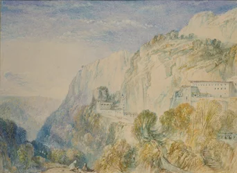 Libanonfjellet og klosteret St Antonio, c1832-1834