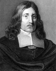 John Milton , engelsk poet fra 1600-tallet, 1820.