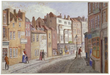 St Martin's Lane, Westminster, London, c1865.