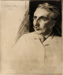 Portrett av John F. Weir