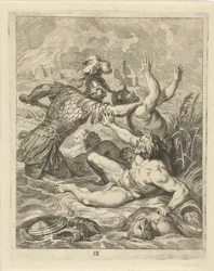 Achilles kjemper mot elveguden Scamander Scener fra livet til Achilles (serietittel) Vitam et mortem achilli (serietittel)