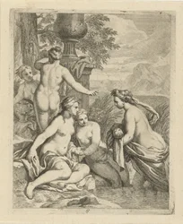 Thetis vender tilbake til vannymfene sine Scener fra livet til Achilles (serietittel) Vitam et mortem achilli (serietittel)