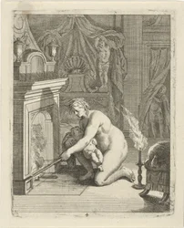 Thetis setter Akilles i ilden Scener fra livet til Achilles (serietittel) Vitam et mortem achilli (serietittel)