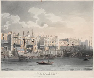 Customs House, fra Themsen