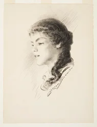 Portrett, muligens Elizabeth Vail