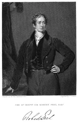 Robert Peel, britisk statsmann fra 1800-tallet