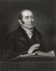 Robert Hall, gravert av Samuel Freeman (1773-1857), fra «National Portrait Gallery», bind III, utgitt ca. 1835