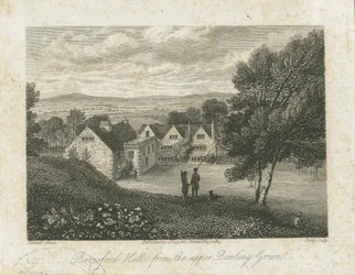 Dovedale - Beresford Hall: stålgravering, nd [1815] (trykk)