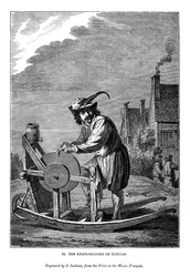 Knivsliperen i Teniers, c1630-1690, 1843