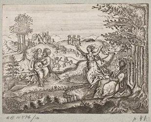 Illustrasjon til Adam Olearius, "Persisk Rosenthal av en genial poet Schich Saadi […]", Schleswig 1660