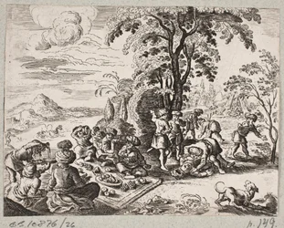 Illustrasjon til Adam Olearius, "Persisk Rosenthal av en genial poet Schich Saadi […]", Schleswig 1660