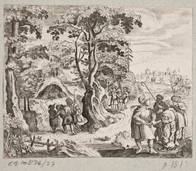 Illustrasjon til Adam Olearius, "Persisk Rosenthal av en genial poet Schich Saadi […]", Schleswig 1660