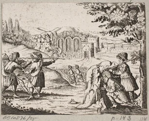 Illustrasjon til Adam Olearius, "Persisk Rosenthal av en genial poet Schich Saadi […]", Schleswig 1660