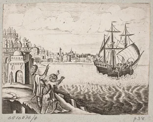 Illustrasjon til Adam Olearius, "Persisk Rosenthal av en genial poet Schich Saadi […]", Schleswig 1660
