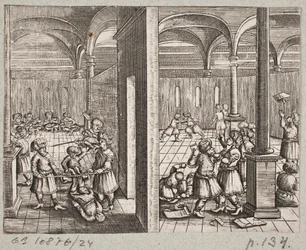 Illustrasjon til Adam Olearius, "Persisk Rosenthal av en genial poet Schich Saadi […]", Schleswig 1660