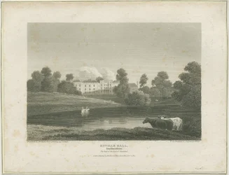 Enville Hall: gravering, nd [c 1814] (trykk)