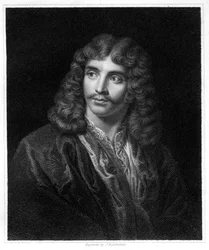 Moliere , fransk teaterforfatter, regissør og skuespiller, 1833.