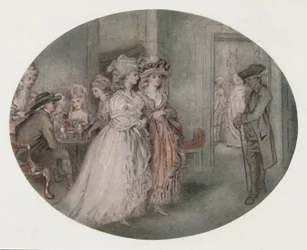 Promenaden ved Carlisle House, 1780, 1920